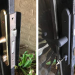 change screen door gate lock and handle